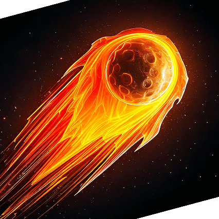 BG Firefly 3D Space Comet