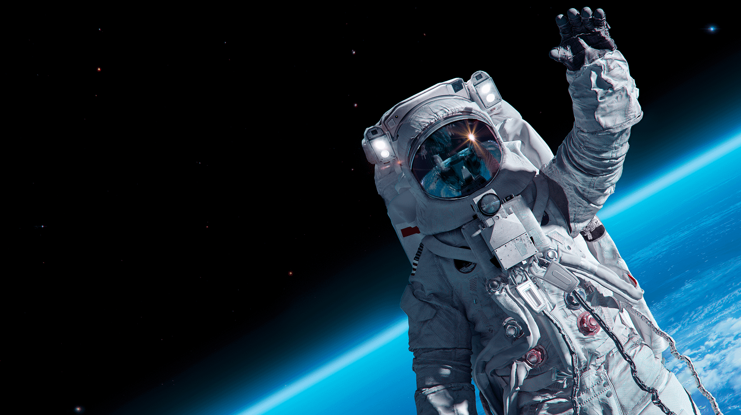 astronaut in space