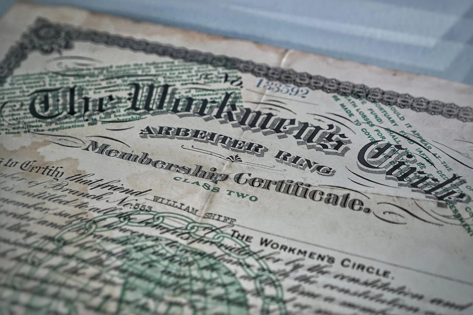 What Is A Stock Certificate?